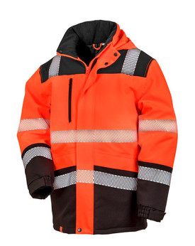Veste Personnalisée Manche Longue avec liseré Homme - Result Safe-Guard R475X - Vêtement de travail Personnalisé avec marquag...