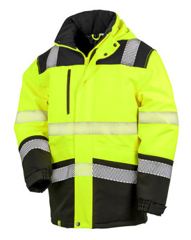 Veste Personnalisée Manche Longue avec liseré Homme - Result Safe-Guard R475X - Vêtement de travail Personnalisé avec marquag...