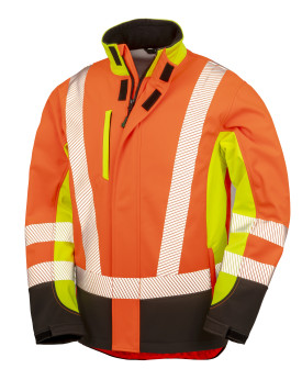 Veste Personnalisée Manche Longue avec liseré Homme 300 g/m² - Result Genuine Recycled R506X - Veste Personnalisée avec marqu...