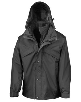 Veste  Personnalisée Manche Longue|avec liseré  Homme    - Result RT68 Couleur:Black 