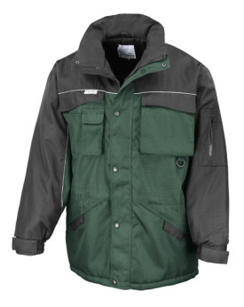 Veste  Personnalisée avec liseré  Homme    - Result WORK-GUARD RT72 Couleur:Bottle Green 