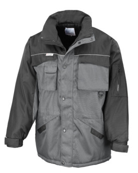 Veste  Personnalisée avec liseré  Homme    - Result WORK-GUARD RT72 Couleur:Grey 