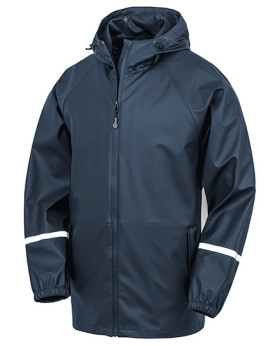 Veste Personnalisée Manche Longue avec liseré Homme 200 g/m² - Result Genuine Recycled R915X - Veste Personnalisée avec marqu...