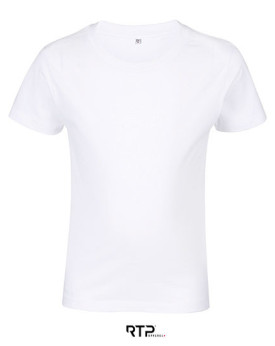 Tee shirt Personnalisé Manche Courte Enfant 100% coton 185 g/m² - RTP Apparel 03258 - Tee shirt Personnalisé avec marquage br...
