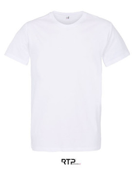 Tee shirt Personnalisé Manche Courte Homme 100% coton 185 g/m² - RTP Apparel 03270 - Tee shirt Personnalisé avec marquage bro...