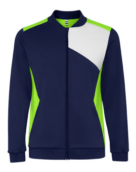 Veste Personnalisée Manche Longue avec liseré Homme 250 g/m² - Roly Sport SU0340 - Veste Personnalisée avec marquage broderie...