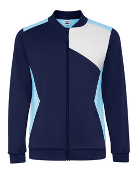 Veste Personnalisée Manche Longue avec liseré Homme 250 g/m² - Roly Sport SU0340 - Veste Personnalisée avec marquage broderie...