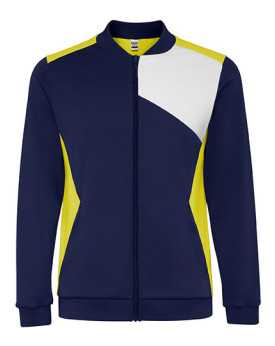 Veste Personnalisée Manche Longue avec liseré Homme 250 g/m² - Roly Sport SU0340 - Veste Personnalisée avec marquage broderie...