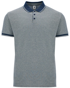 Polo Personnalisé Manche Courte avec liseré Homme 100% coton 200 g/m² - Roly PO0395 - Polo Personnalisé avec marquage broderi...