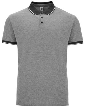 Polo Personnalisé Manche Courte avec liseré Homme 100% coton 200 g/m² - Roly PO0395 - Polo Personnalisé avec marquage broderi...