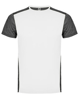 Tee shirt Personnalisé Manche Courte Duo 135 g/m² - Roly Sport CA6653 - Tee shirt Personnalisé avec marquage broderie, flocag...