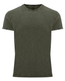 Tee shirt Personnalisé Manche Courte avec liseré Duo 100% coton 160 g/m² - Roly CA6689 - Tee shirt Personnalisé avec marquage...