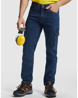 Pantalon Personnalisé Homme 370 g/m² - Roly Workwear PA8402 - Pantalon Personnalisé avec marquage broderie, flocage ou impres...