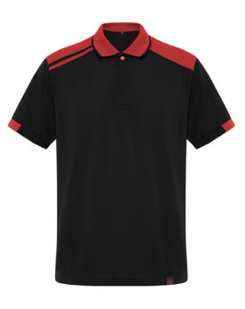 Polo Personnalisé Manche Courte avec liseré Homme 160 g/m² - Roly Workwear PO8410 - Polo Personnalisé avec marquage broderie,...