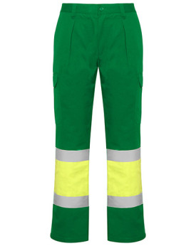 Pantalon Personnalisé Homme 250 g/m² - Roly Workwear HV9301 - Pantalon Personnalisé avec marquage broderie, flocage ou impres...