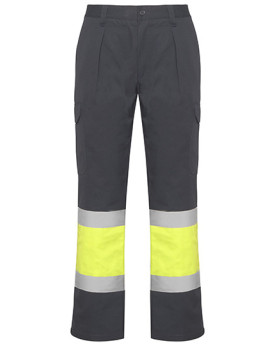 Pantalon Personnalisé Homme 250 g/m² - Roly Workwear HV9301 - Pantalon Personnalisé avec marquage broderie, flocage ou impres...