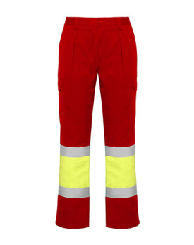 Pantalon Personnalisé Homme 250 g/m² - Roly Workwear HV9301 - Pantalon Personnalisé avec marquage broderie, flocage ou impres...