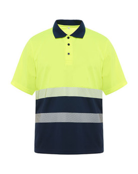 Polo Personnalisé Manche Courte Unisexe 170 g/m² - Roly Workwear HV9315 - Polo Personnalisé avec marquage broderie, flocage o...