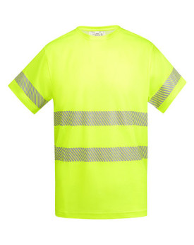 Tee shirt Personnalisé Manche Courte Homme 170 g/m² - Roly Workwear HV9317 - Tee shirt Personnalisé avec marquage broderie, f...