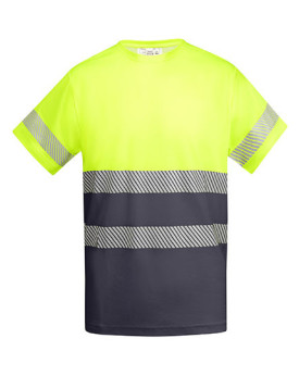 Tee shirt Personnalisé Manche Courte Homme 170 g/m² - Roly Workwear HV9317 - Tee shirt Personnalisé avec marquage broderie, f...