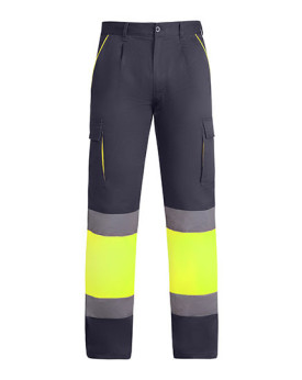 Pantalon Personnalisé Homme - Roly Workwear HV9321 - Pantalon Personnalisé avec marquage broderie, flocage ou impression. Gro...