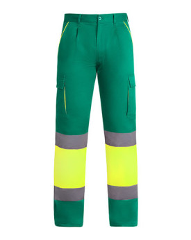 Pantalon Personnalisé Homme - Roly Workwear HV9321 - Pantalon Personnalisé avec marquage broderie, flocage ou impression. Gro...