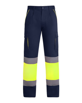 Pantalon Personnalisé Homme - Roly Workwear HV9321 - Pantalon Personnalisé avec marquage broderie, flocage ou impression. Gro...