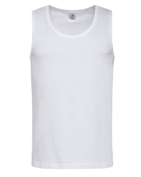 Tee shirt Personnalisé Sans Manche Duo 100% coton 155 g/m² - Stedman® ST2800 - Tee shirt personnalisé sans manches avec marqu...