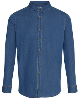 Chemise d'entreprise Personnalisée Manche Longue Homme  - So Denim SD040 - Chemise d'entreprise Personnalisée avec marquage b...