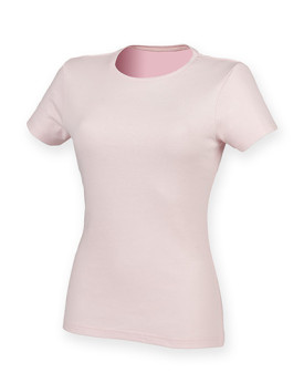 Tee shirt Personnalisé Manche Courte Col rond Femme  165 g/m² - SF Women SF121 - Tee shirt Personnalisé avec marquage broderi...