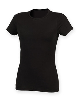 Tee shirt Personnalisé Manche Courte Col rond Femme  165 g/m² - SF Women SF121 - Tee shirt Personnalisé avec marquage broderi...