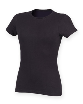 Tee shirt Personnalisé Manche Courte Col rond Femme  165 g/m² - SF Women SF121 - Tee shirt Personnalisé avec marquage broderi...