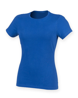 Tee shirt Personnalisé Manche Courte Col rond Femme  165 g/m² - SF Women SF121 - Tee shirt Personnalisé avec marquage broderi...