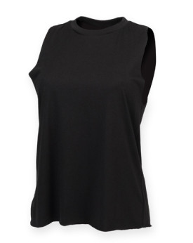Tee shirt Personnalisé Sans Manche Col rond Femme  140 g/m² - SF Women SF232 - Tee shirt personnalisé sans manches avec marqu...