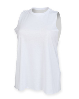 Tee shirt Personnalisé Sans Manche Col rond Femme  140 g/m² - SF Women SF232 - Tee shirt personnalisé sans manches avec marqu...