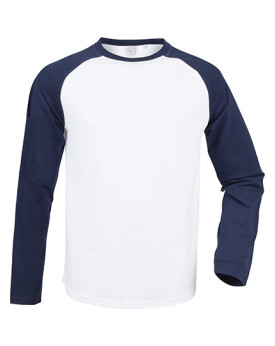 Tee shirt Personnalisé Manche Longue Duo 140 g/m² - SF Men SF271 - Tee shirt Personnalisé avec marquage broderie, flocage ou ...