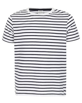 Tee shirt Personnalisé Manche Courte Bande de propreté|Col rond Enfant  160 g/m² - SF Minni SM202 - Tee shirt Personnalisé av...