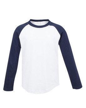 Tee shirt Personnalisé Manche Longue|Raglan Col rond Enfant 140 g/m² - SF Minni SM271 - Tee shirt Personnalisé avec marquage ...
