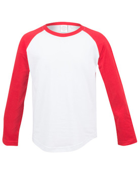 Tee shirt Personnalisé Manche Longue|Raglan Col rond Enfant 140 g/m² - SF Minni SM271 - Tee shirt Personnalisé avec marquage ...