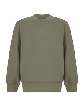 Sweat Personnalisée Manche Longue|avec liseré Col rond Enfant  260 g/m² - SF Minni SM530 - Sweat Personnalisé avec marquage b...
