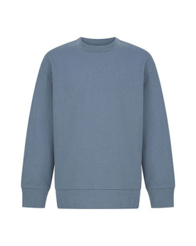 Sweat Personnalisée Manche Longue|avec liseré Col rond Enfant  260 g/m² - SF Minni SM530 - Sweat Personnalisé avec marquage b...