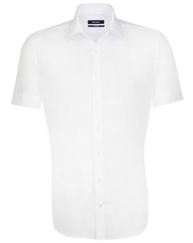 Chemise d'entreprise Personnalisée Manche Courte Homme 100% coton 120 g/m² - Seidensticker 021001/241601 - Chemise d'entrepri...