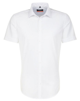 Chemise d'entreprise Personnalisée Manche Courte Homme 100% coton 120 g/m² - Seidensticker 666261/676521 - Chemise d'entrepri...