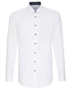 Chemise d'entreprise Personnalisée Manche Longue|Manchettes Homme 100% coton 120 g/m² - Seidensticker 693690 - Chemise d'entr...