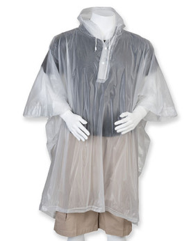 Cape de pluie Personnalisé   Homme ou Femme  90 g/m² - Splashmacs SP010 Couleur:Clear Taille:One Size