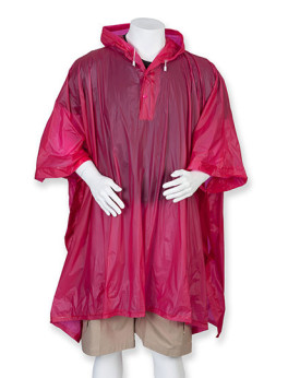 Cape de pluie Personnalisé   Homme ou Femme  90 g/m² - Splashmacs SP010 Couleur:Fuchsia Taille:One Size