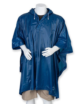 Cape de pluie Personnalisé   Homme ou Femme  90 g/m² - Splashmacs SP010 Couleur:Navy Taille:One Size