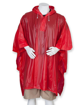 Cape de pluie Personnalisé   Homme ou Femme  90 g/m² - Splashmacs SP010 Couleur:Red Taille:One Size