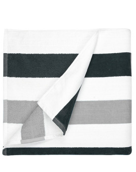 Serviette de toilette Personnalisée 100% coton 550 g/m² - The One Towelling® T1-STRIPE - Serviettes et tapis de bain avec mar...