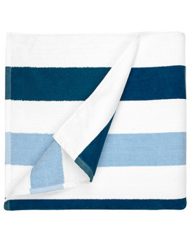 Serviette de toilette Personnalisée 100% coton 550 g/m² - The One Towelling® T1-STRIPE - Serviettes et tapis de bain avec mar...